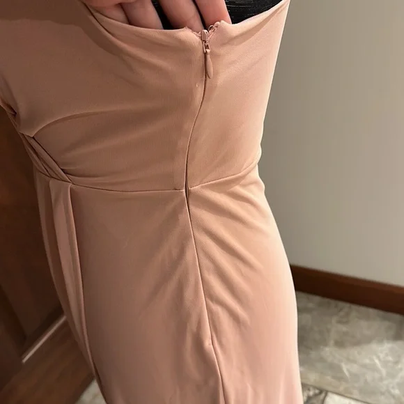 V neck, Hi-Lo long dress - Picture 4 of 7